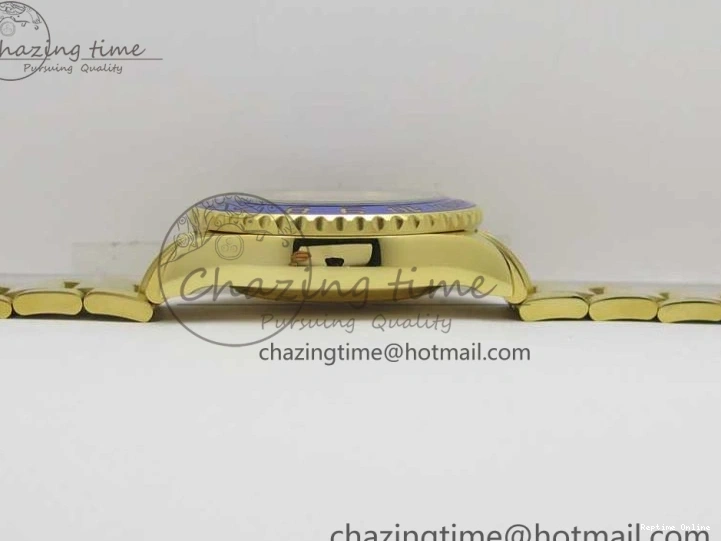 0209 ComfortFit YachtMaster II 2017 baselworld 116688 YG Blue Ceramic JF 1:1 Best Edition on YG Bracelet A 3063